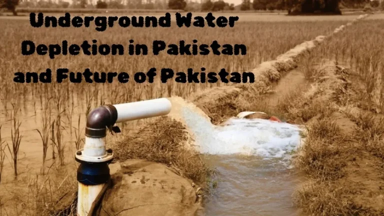 Water Depletion in Pakistan